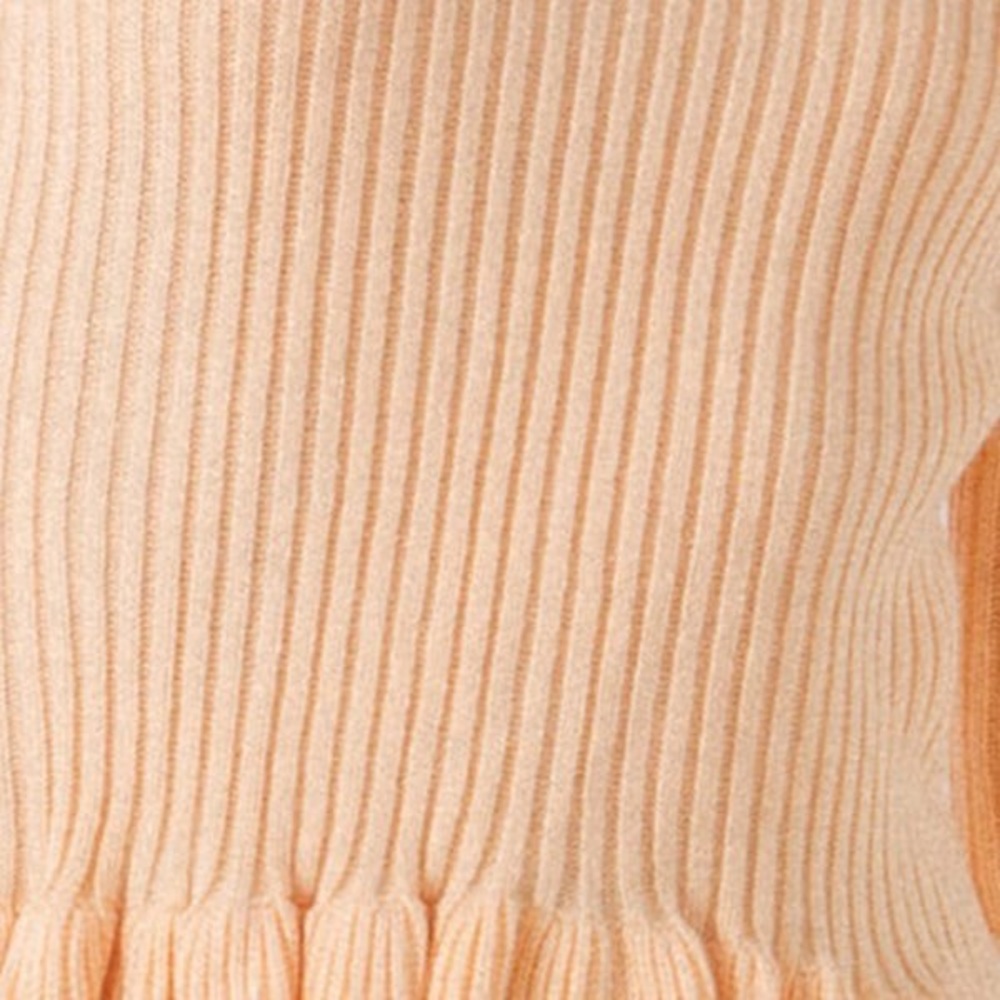 NWOT English Factory Rib Ruffle Edge Sweater - Picture 6 of 13